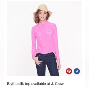 J.crew silk blouse